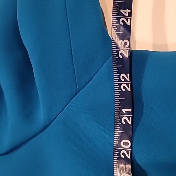 Nipon Boutique Single Button Shawl Collat Blazer Teal Blue 16W - Picture 12 of 13